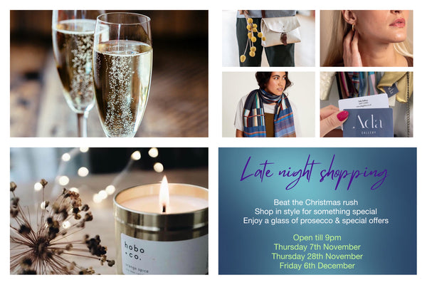 Shop Late With Us - 3 dates for the diary