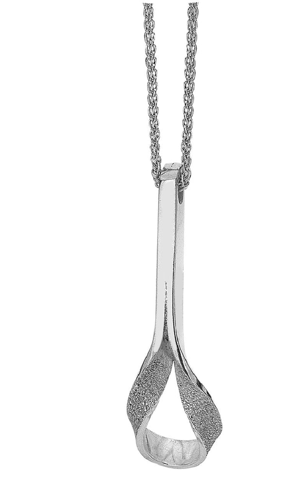 PS 3-5 Large Silver Pendant Necklace