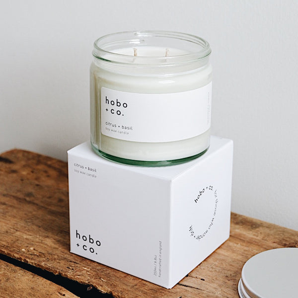 Large Jar Candle - Citrus & Basil