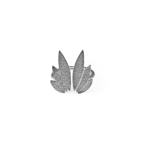 Icarus Fanned Ring - Silver